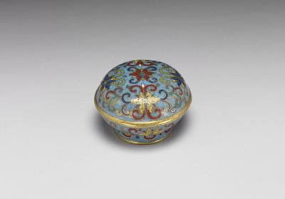 图片[2]-Copper box in cloisonne enamels, Qing dynasty, Qianlong reign (1736-1795)-China Archive